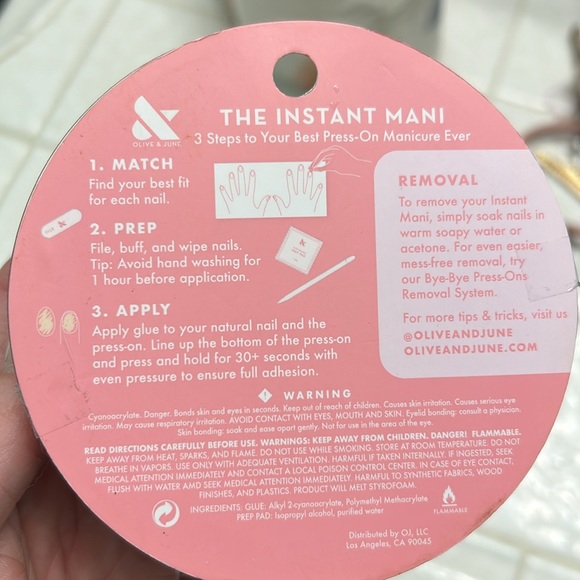 🎁 FREE with any purchase New instant mani press on Nails - Picture 3 of 3